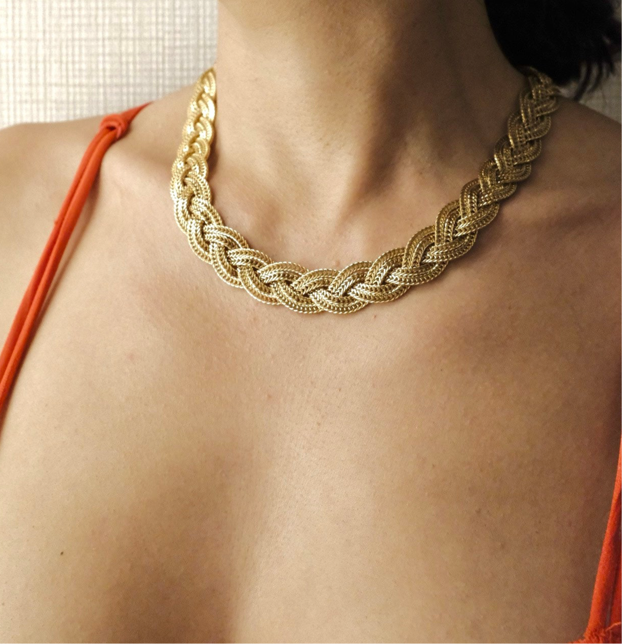 Bianca Gold Necklace & Bracelet Set