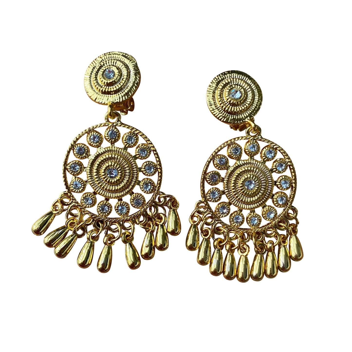 Gold Tassel Earrings