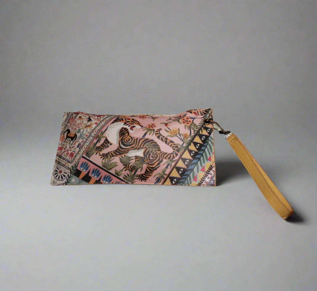Wild Grace Artisan Clutch Bag Tiger Spirit