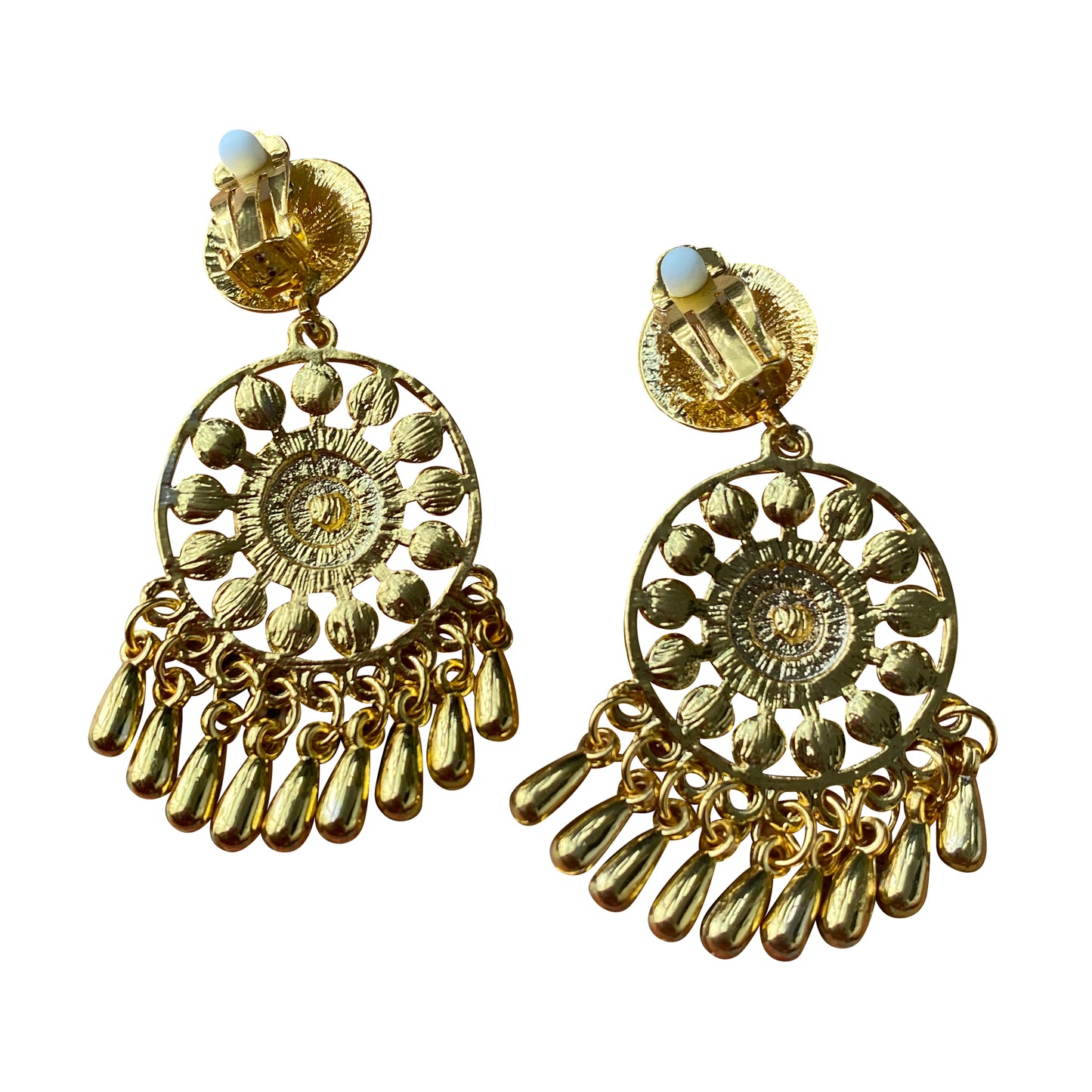 Gold Tassel Earrings