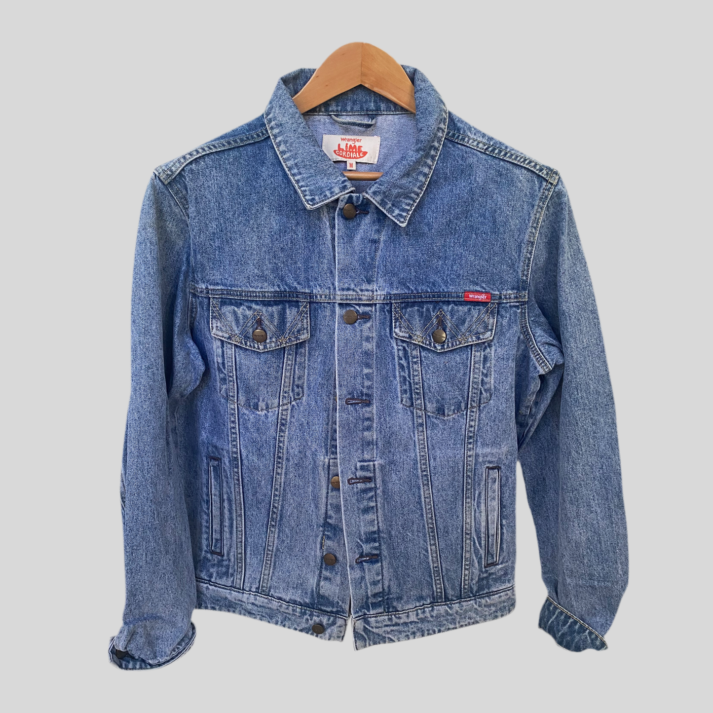 Wrangler x Lime Cordiale Limited Edition Embroidered Denim Jacket
