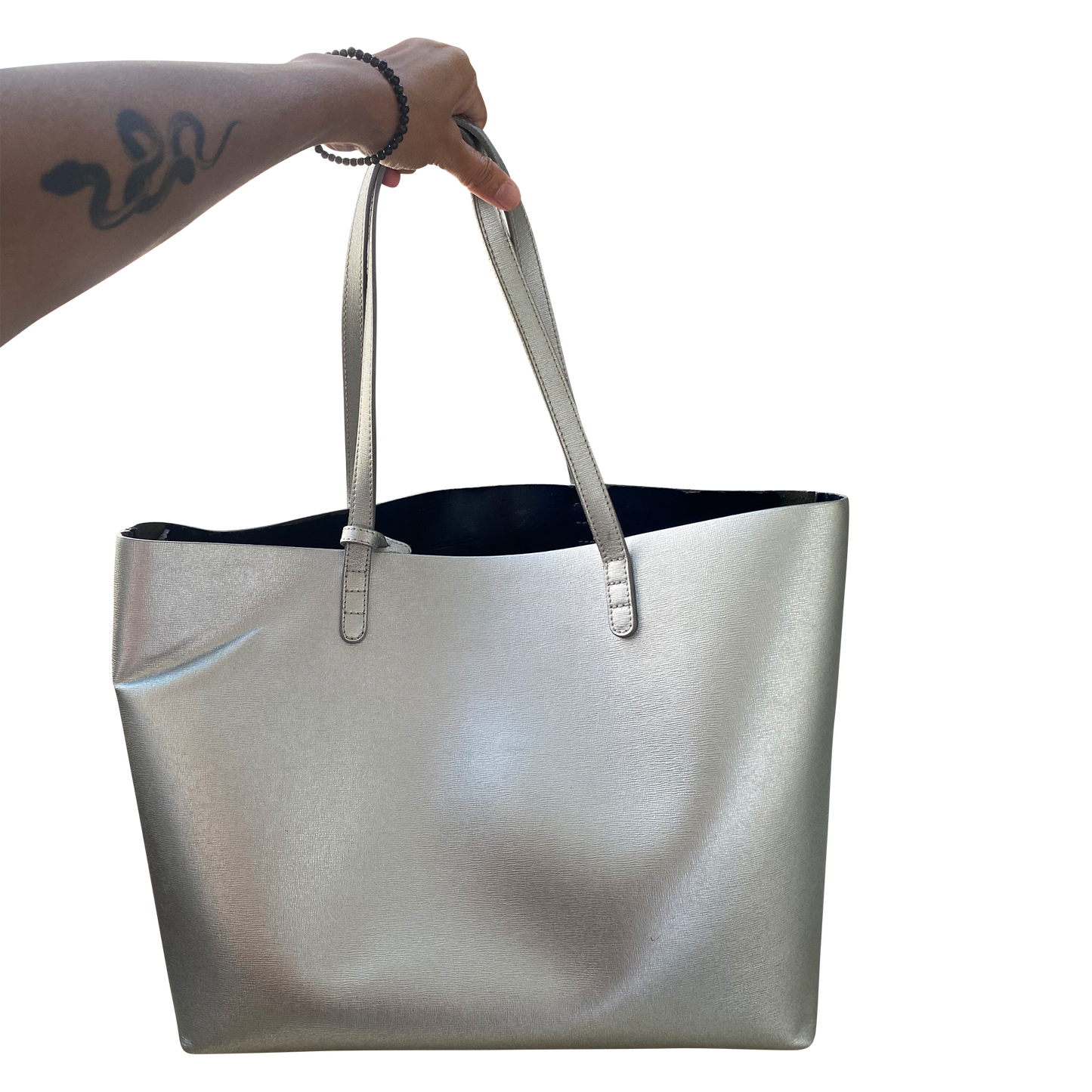 Mansur Gavriel - Metallic Silver Everyday Tote Bag