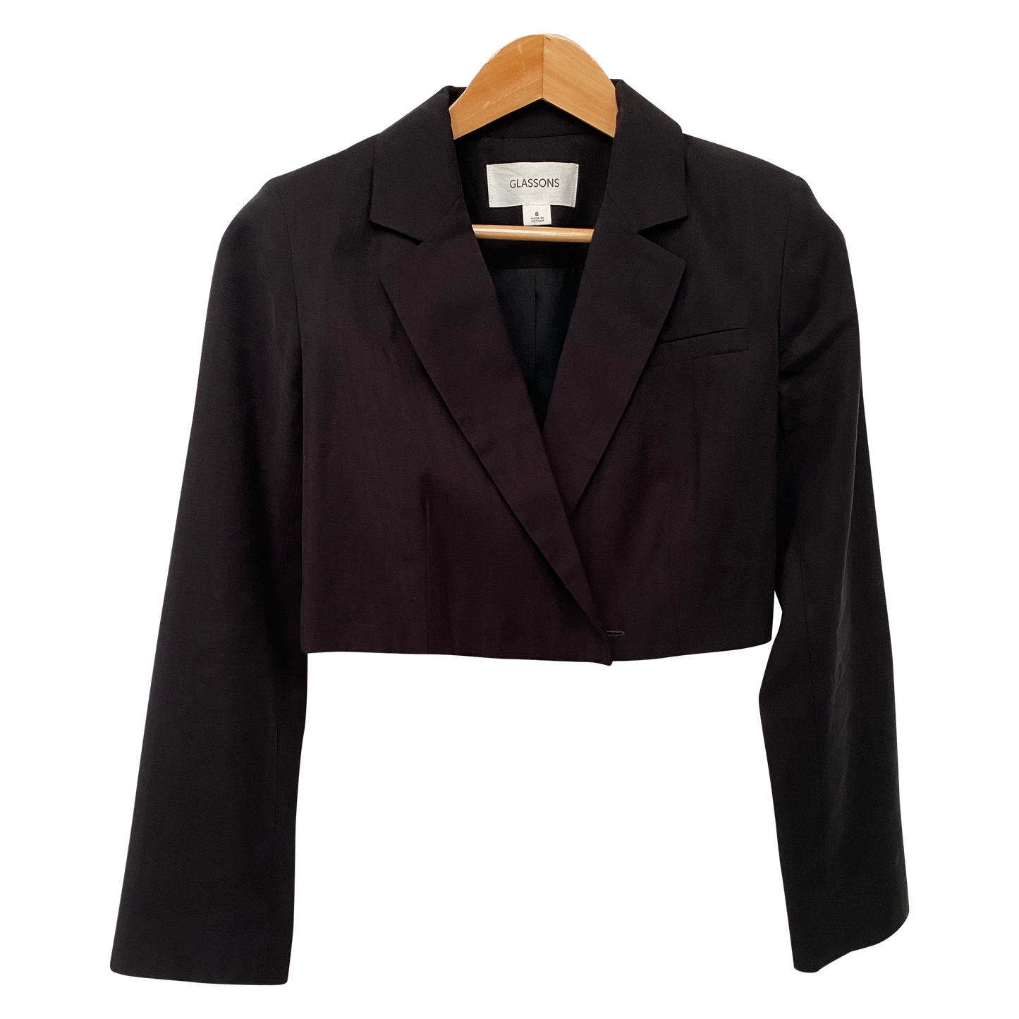 Glassons Black Cropped Blazer