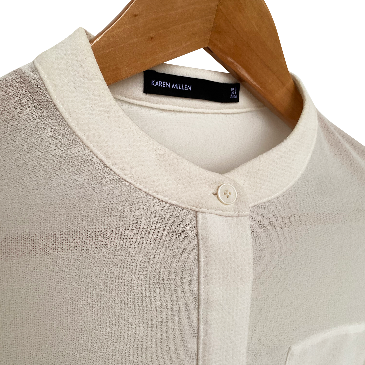 Karen Millen Sheer Panel Shirt