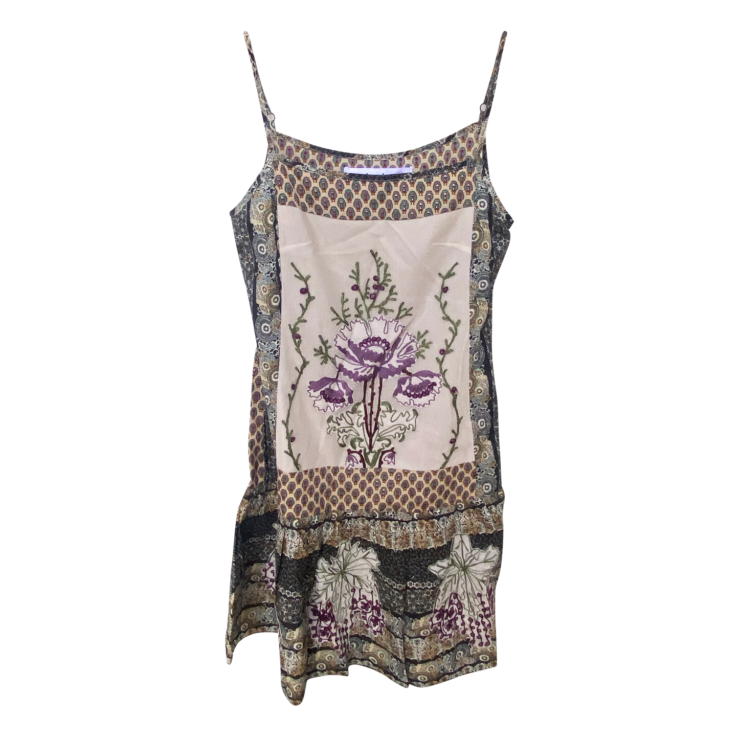 Desigual Boho Patchwork Slip Dress