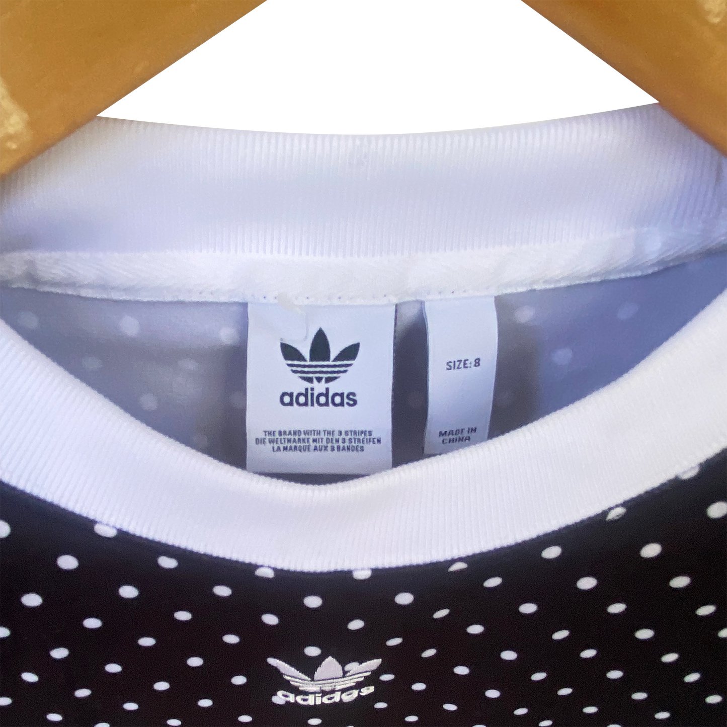 Adidas Originals Polka Dot T-Shirt Dress