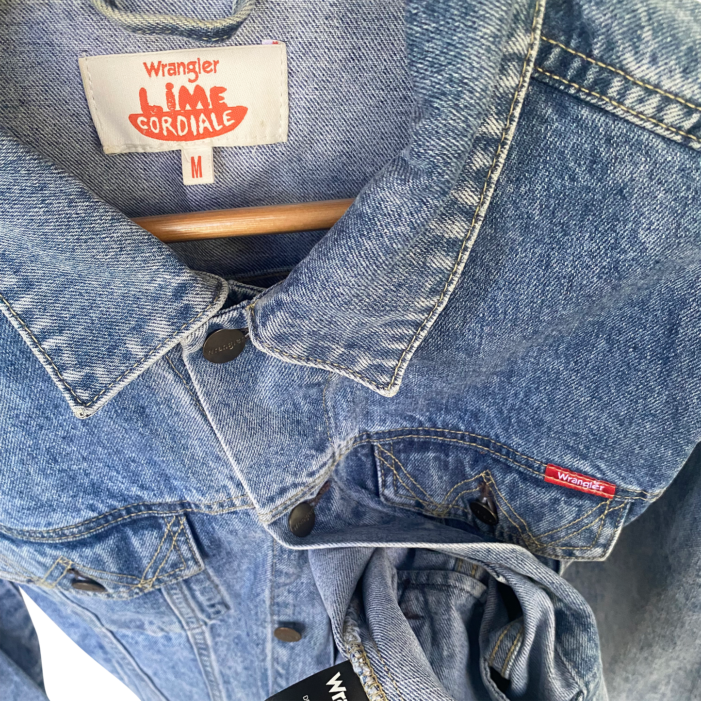 Wrangler x Lime Cordiale Limited Edition Embroidered Denim Jacket