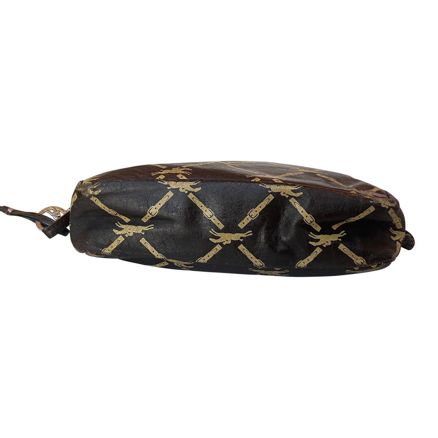 Vintage Longchamp Paris Leather Crossbody Bag