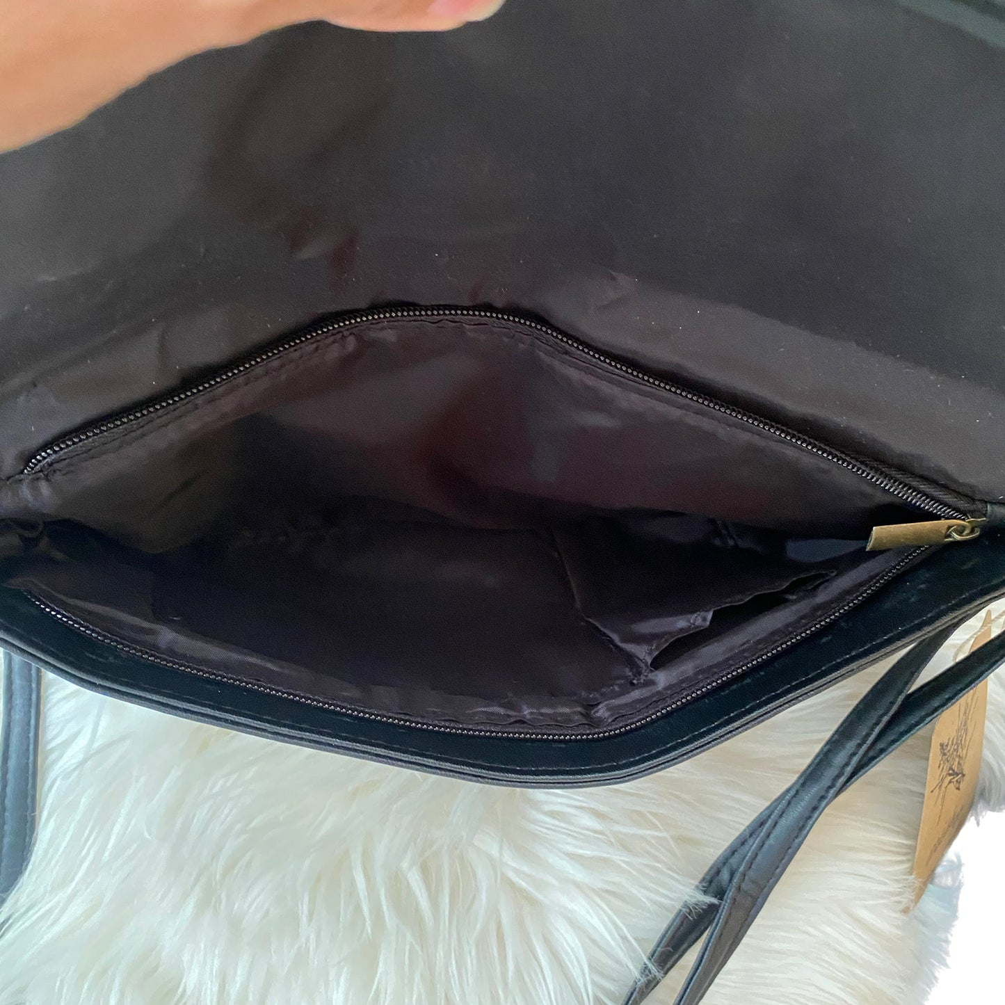 Missco Vintage Patchwork Leather Shoulder Bag