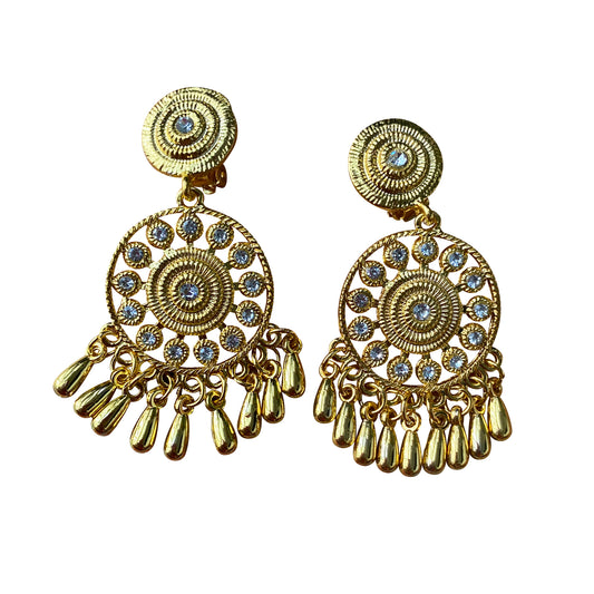 Gold Tassel Earrings