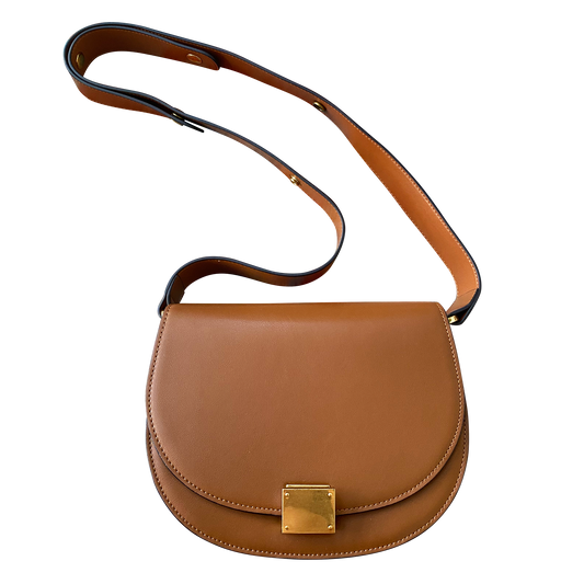 Classic Saddle Leather Crossbody Bag
