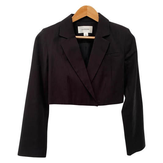 Glassons Black Cropped Blazer