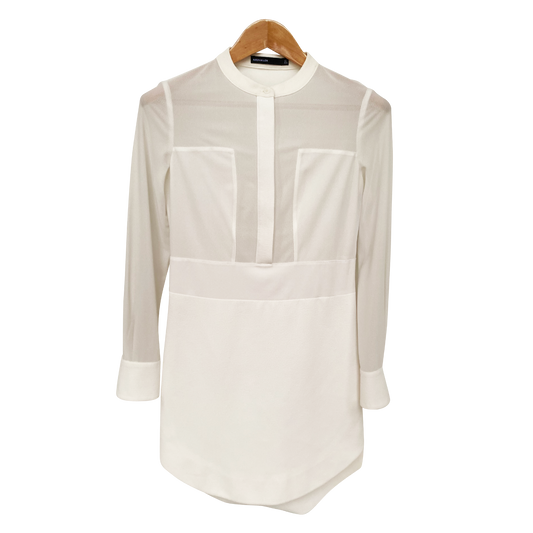 Karen Millen Sheer Panel Shirt