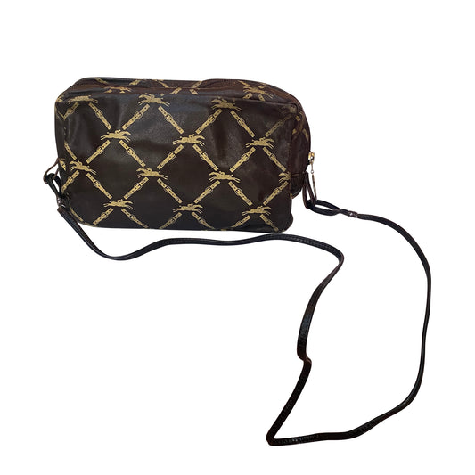 Vintage Longchamp Paris Leather Crossbody Bag